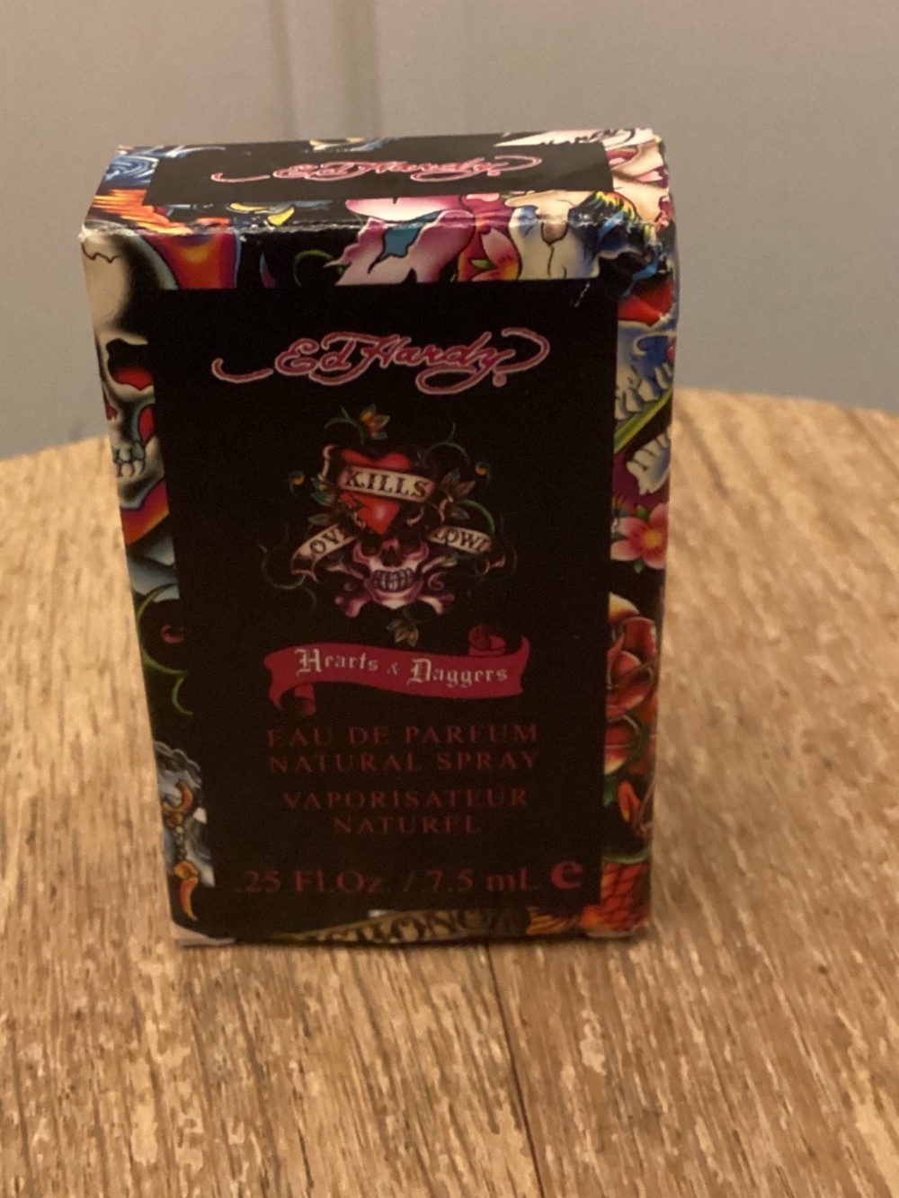 Ed Hardy Hearts and Daggers EDP Natural Spray .25 ounce